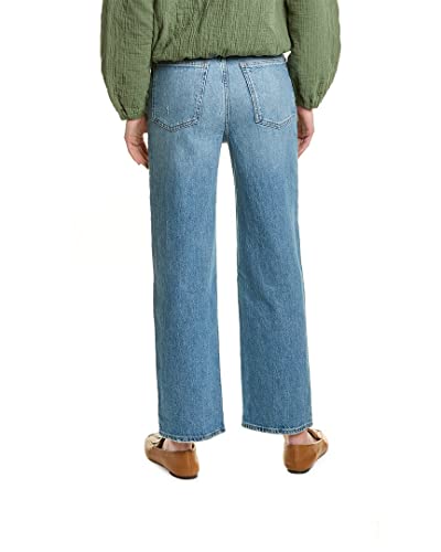 Madewell The Perfect Vintage Wide-Leg Full-Length Jean in Elmont Wash Elmont Wash 252