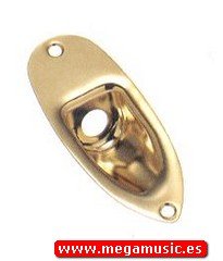 PLACA ENTRADA JACK GUITARRA ELECTRICA - Gotoh (JCS1) Stratocaster (Cromada)