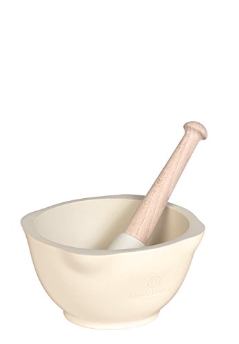 Emile Henry - Mortero de cerámica esmaltada