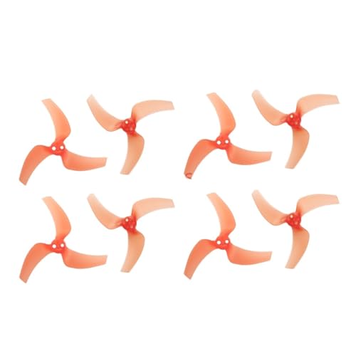 �݊���������܂��h�N�q AVATA 2 �݊���������܂�GEMFAN 3032 �ƌ݊�������A8 �� 3 �C���` 3 �u���[�h 2mm �� PC FPV �v���y�������Z�b�g(4Pairs Orange)