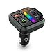Produktbild Kfz Audio FM Transmitter - Fest - freisprechend - 1" - Amber Screen - Bluetooth - PD 18 W/PD 24 W - Schnellladung - Bass Boost - Google Assistant/Siri - Schwarz