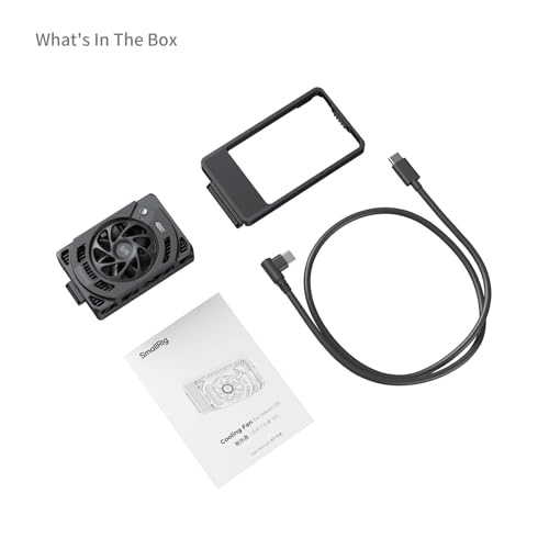 Image of SMALLRIG Cooling Fan for Nikon ZR, Camera External Cooling System with Dual-Speed Modes, Snap-On Design, TEC Cooling Module, Compatible with SmallRig V-Mount Battery Plate - 5874