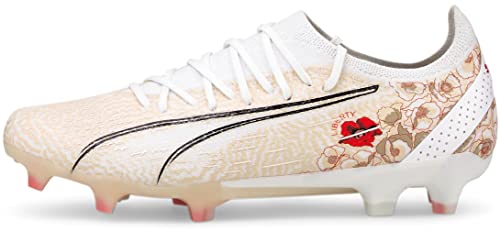 Puma Womens Liberty X Ultra Firm GroundArtificial Ground Soccer Cleats Cleated, Firm Ground, Turf - White - Size 6 M