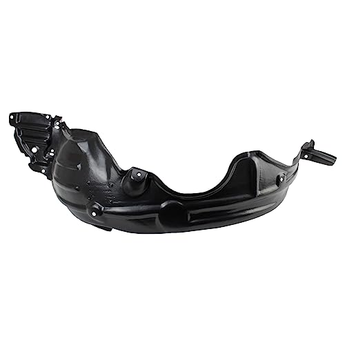 Image of TRQ Front Driver and Passenger Side Inner Fender Liner Set Compatible with 2007-2012 Toyota Yaris