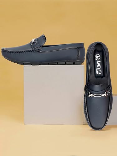Image of TROTUS Men's Loafer for Men | Stylish & Comfortable with Soft Cushioned Insole | Hand-Stitched Design for Trendy