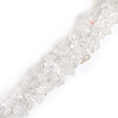 Joe Foreman GI0865 6-8Mm Rock Crystal Quartz Gravel Gemstone Chips Beads For Jewelry Making Loose Beads 34 Inch Joe Foreman cover