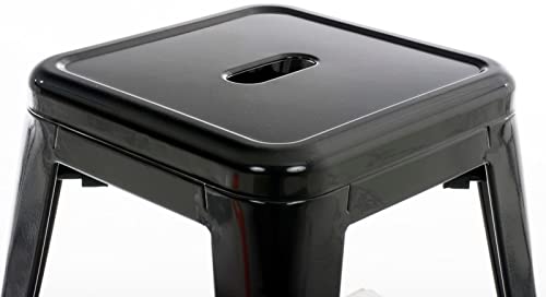 Tabourets bas gain de place empilables lot de 4 Armin - 5