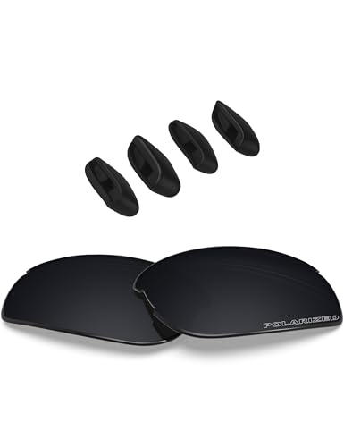 Image of BLAZERBUCK Replacement Lenses & Nose Pads Piece for Oakley RPM Squared OO9257 /RPM Edge OO9250 Sunglass