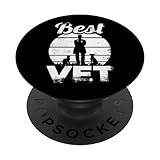 Tierarzt Bester Veterinär Kleintierarzt Beruf PopSockets mit austauschbarem PopGrip