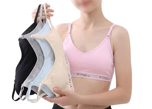 SANANG Reggiseni sportivi per ragazze in cotone...