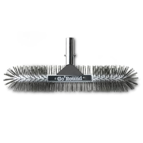 GoRound 360 Stainless Steel Pool Brush 18 inches