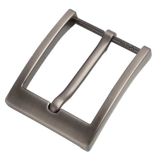 Trpoey Hebillas De Cinturón En Aleación De Zinc, Hebilla Metálica De 40mm Cabeza Hebilla De Reemplazo Cuadrada De Un Solo Diente 1,57 Pulgadas Para Hombres​​ La Hebilla Para Cinturón Está (Plateado)