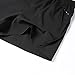 Running Shorts for Men 5 Inch with Zipper Pockets Elastic Waist Drawstring Quick Dry Gym Gifts Athletic Workout Active Wear Basketball Clothes Mens Fitness Exercise Pants 01# Black Large