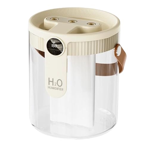 Humidificador de habitación | Humidificador de aire en frío | Difusor silencioso inalámbrico con depósito de 1,5 l para plantas, apartamento, oficina, viajes interiores