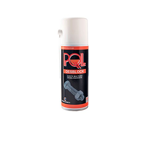 PQL DESBLOCK - Spray Aflojatodo 400 ml - Fluido especialmente desarrollado para liberar mecanismos agarrotados, lubricar partes móviles y proteger de la corrosión Cover