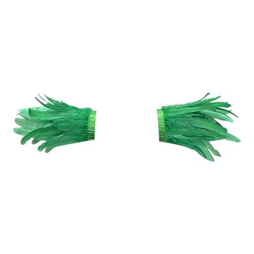 Generisch Abrigo de plumón para carnaval, gótico, plumas, abrigo de plumas, ponchos ligeros, acolchados, Halloween, fiesta, disfraz, multicolor, talla única, B-verde., Talla única