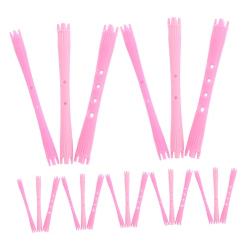 FOMIYES Hair Perm Sticks 90pcs Perm Rods Set Small Curling Rods Heatless Plastic Rollers Hairdressing Tools