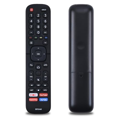 New ERF2A60 Replaced IR Remote Control Compatible for Hisense Smart 4K TV 50H8F 55H8F 55H9F 65H8F 65H9F 43H6570F 50H6570F 55H6570F 65H6570 55H9020F 55H9030F 55H9040F 55H9050F 55H9070F [No Voice ]
