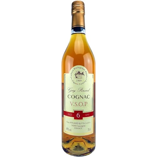 Guy Pinard & Fils Cognac VSOP 6 Jahre Cognac halbtrocken BIO Frankreich inkl. FeinWert E-Book (1 x...