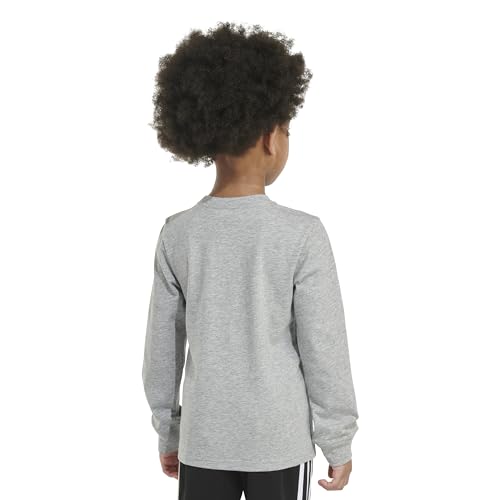 adidas Boys Long Sleeve Cotton Graphic T-Shirt4