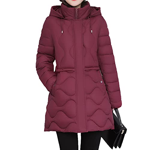 Veste polaire ajustée pour femmes avec manteau en duvet et capuche