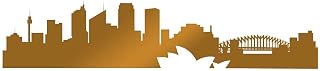 Syndey Australia Skyline 13 inch Copper Indoor Outdoor Vinyl Decal