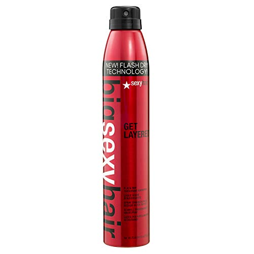 SexyHair Big Get Layered Flash Dry Thickening Hairspray, 8 Fl Oz