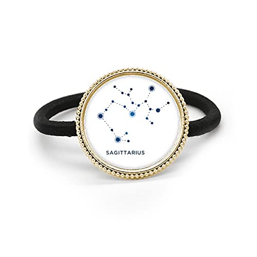Sagitario signo zodiaco plata adorno para pelo en coletas informales y recogidos de diario