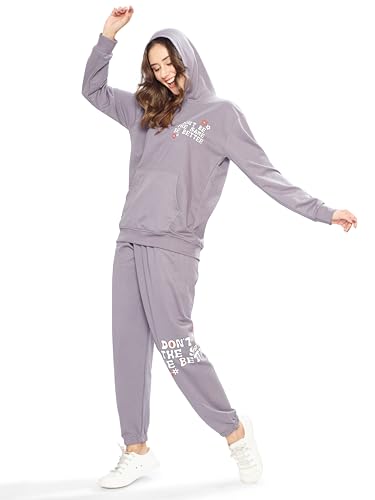 Image of WEET Women Kangaroo Pocket Hoodie & Joggers Track Suit Co-ord Set