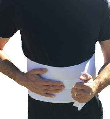 Amazon Com Alpha Medical Anti Roll Hospital Grade Abdominal Binder W Stays Surgical Binder Hernia Support Abdominal Hernia Reduction Device 10 High 50 62 Around Waist Health Personal Care