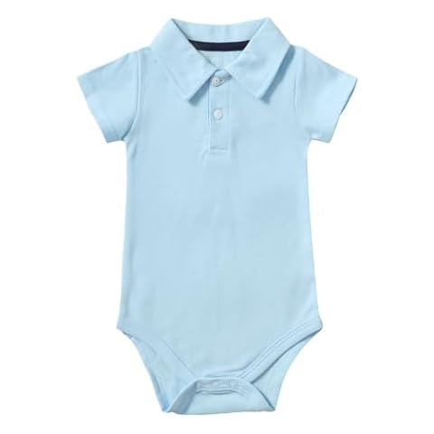 DEFAHN Baby Blue Short Sleeve Bodysuit Cover
