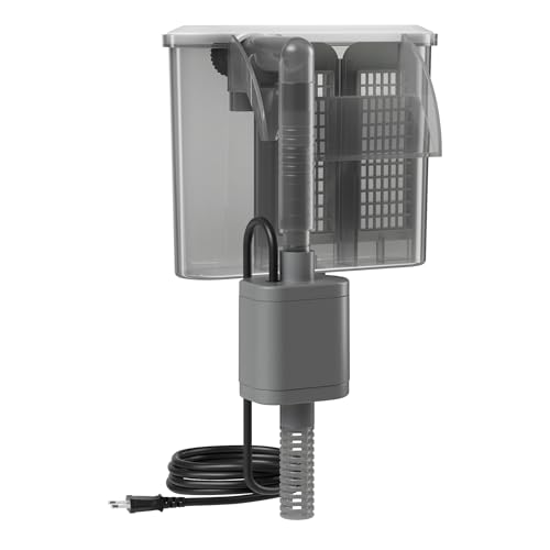 SunSun HBL-303 Filtro de Acuario Externo Colgante 350 l/h para acuarios de hasta 40 l, Medios filtrantes incluidos