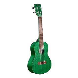 Kala KA-MRT-GRN-C – Ukulélé Concert Green Stained Meranti - Les Beatles, Paul McCartney, John Lennon, RIngo Starr, George Harrison