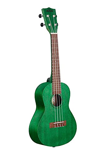 Kala KA-MRT-GRN-C – Ukulélé Concert Green Stained Meranti - Les Beatles, Paul McCartney, John Lennon, RIngo Starr, George Harrison Kala KA-MRT-GRN-C - Ukulélé Concert Green Stained Meranti