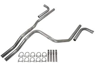Truck Exhaust Kits- Cat-back 2.5" Dual Exhaust Kit with Side Exit No Tips