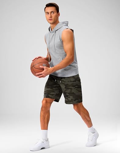 Image of Soothfeel Men's Running Shorts with Zipper Pockets 9 inch / 7 inch / 5 inch Quick Dry Eight Basketball Gym Workout Athletic Shorts