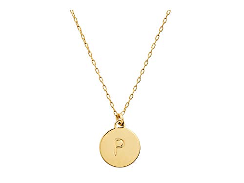 kate spade new york Initial Mini Pendant P Gold One Size