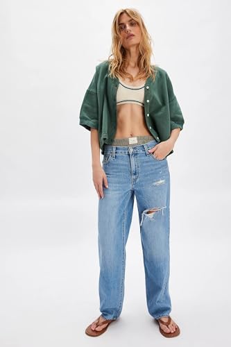 Women Y2K Knitted Crop Cardigan Shirt Short Sleeve Button Down V Neck Sweater Oversized Going Out Blouse Tops3