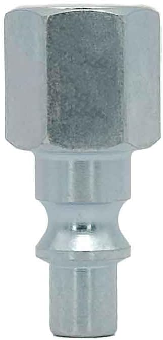 High Performance Air Hose Fittings, Steel Plug, ARO 210, A Type, 1/4"" Plug x 1/4"" Female Thread NPT (10pcs)