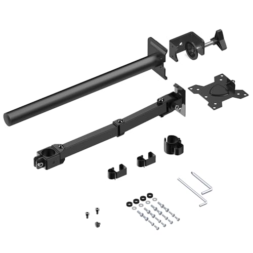 KOORUI Monitor Halterung für 13-32 Zoll, Monitor Arm für LED LCD Bildschirme bis 10 kg, Ergonomisch, Höhenverstellbar, Neigbar, Drehungbar, VESA 75x75/100x100mm