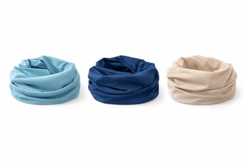 Cool Comfort Technologies CCT ネッククーラー 3枚セット チルチューブ 日焼け防止 首ひんやり クール 3色セット(ライトグレー/ネイビー/ライトブルー)（Amazon）