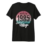 Anniversaire Vintage Année de Naissance 1985 Anniversaire T Shirt Haut de Gamme