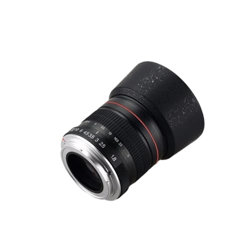 Camera Lenses, Objetivo de Retrato con Enfoque Manual de fotograma Completo de 85 mm f/1.8, Compatible con cámaras Canon EOS 600D, 550D, 700D, 1300D, 6D y 7D, Sony y Nikon DSLR.,Replacement(E Mount)