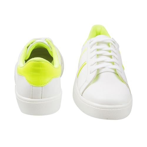 Image of Mochi Women Green Synthetic Sneakers,EU /39 UK /5 (31-5214)