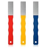 3pcs Diamond File Set Mini Diamond Hone Kit Diamonds Knife Sharpeners 3Grits #220,400,600 Flat Hand File Knife...