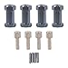 Mxfans 4個入れ 12x25mm アルミ合金 T10130 ホイール六角ハブ拡張アダプタ RC1:10ロッククローラーカーのため