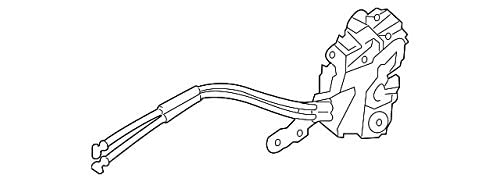Image of Genuine OEM 81310-1M240 Door Latch, Lock Actuator, Front LH / 813101M240 for Kia Forte 2010-2013