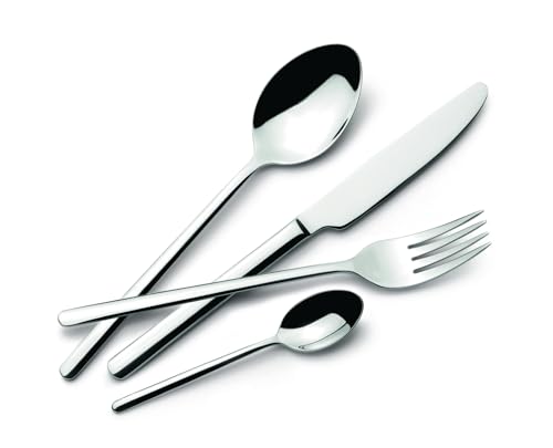 Lagostina Maia set posate per 6 persone, Acciaio Inox 18/10, 24 pezzi