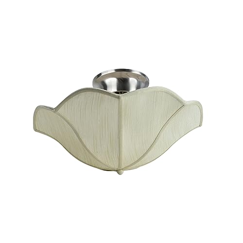 Image of Aspen Creative 39003A Ceiling Clip-on Lamp Shade, Transitional Design in Tan, 13 inch Diameter x 5 inch Height