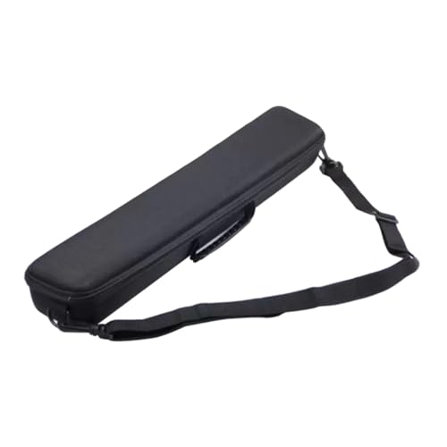 KiBcsLic Estojo para vara de pesca, bolsa de transporte rígida, multiuso, com forro de espuma e alça antiderrapante